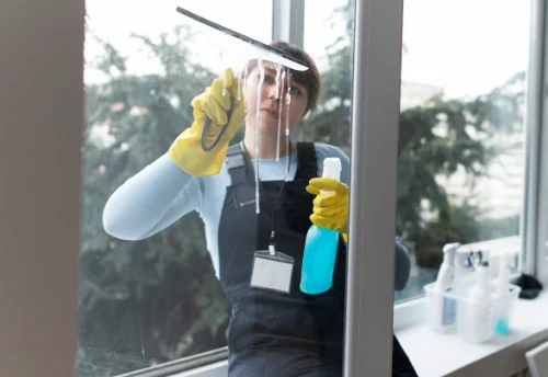 Nettoyage de vitres intérieures et extérieures à Purgerot